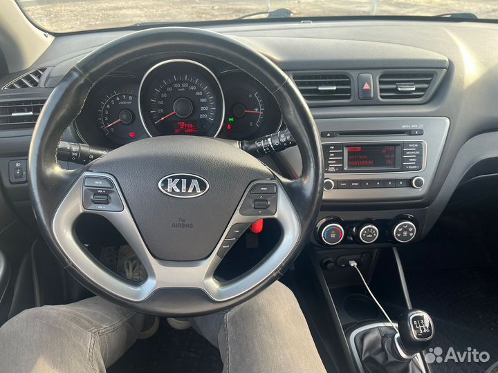 Kia Rio 1.6 МТ, 2016, 55 894 км