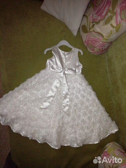 Новое белое платье р. 110-116 Ostin kids