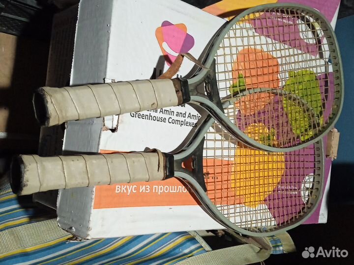 Теннисные мячи и ракетки СССР