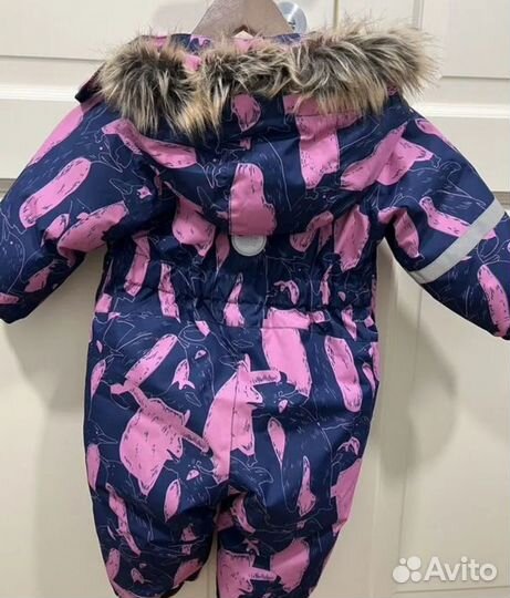 Зимний комбинезон для девочки 80