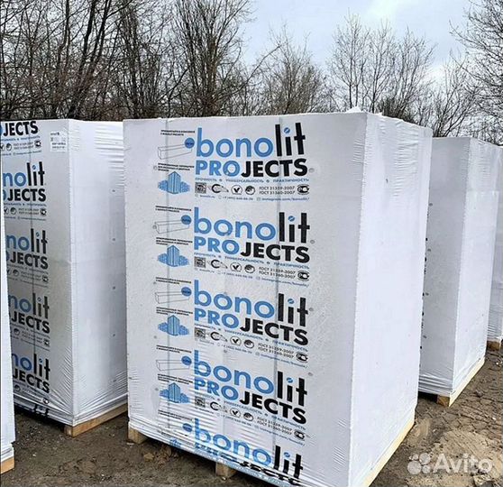 Пеноблоки, Газоблоки Bonolit