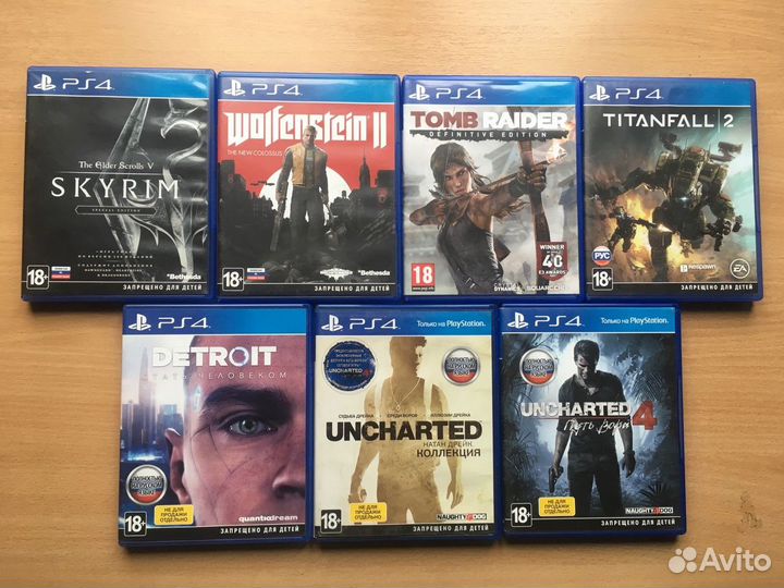 Диски Playstation 4