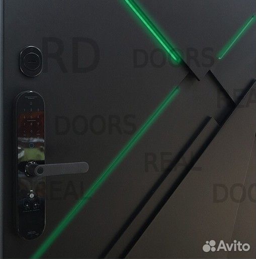Утепленная металлическая входная дверь с подсветко