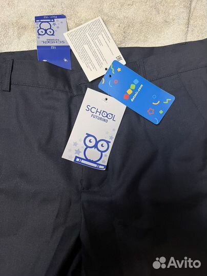 Брюки школьные новые