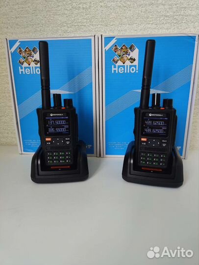 Комплект раций motorola GP-UV650 новые 2 штуки