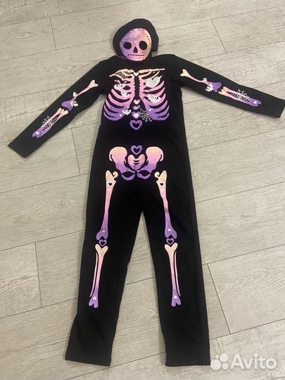 Костюм для хэллуина скелет