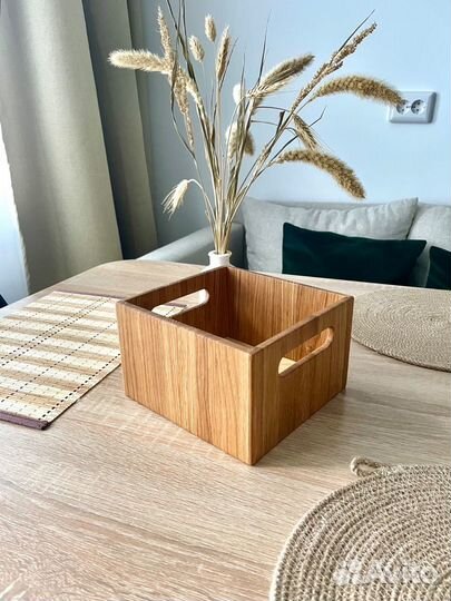 Подставка из дерева дуба для специй