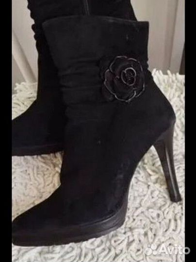 Ботильоны зимние натуральная кожа 39