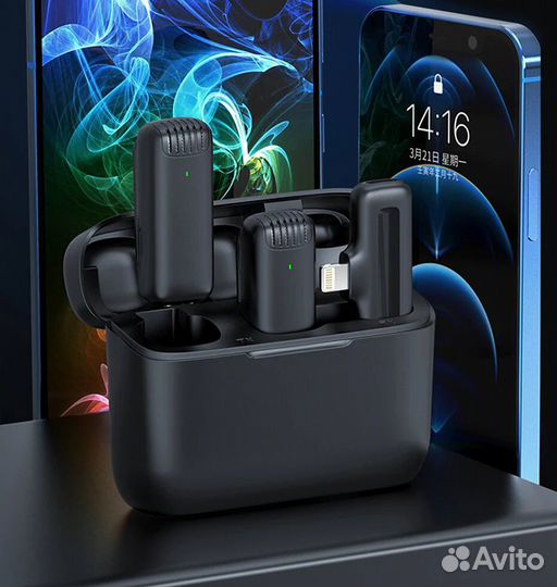 Петличный микрофон беспроводной