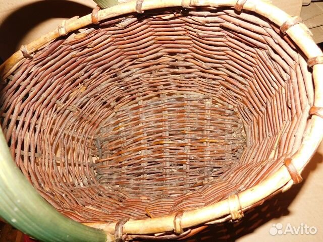 Старинная, плетеная корзина СССР,в пользование
