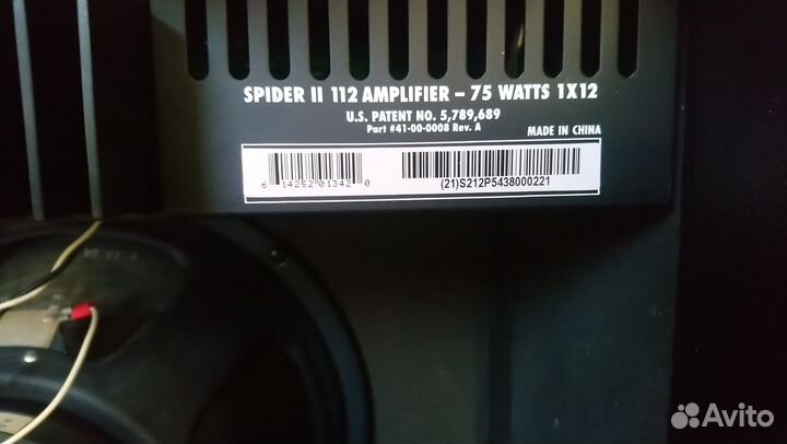 Комбоусилитель Line 6 spider 75w 1х12