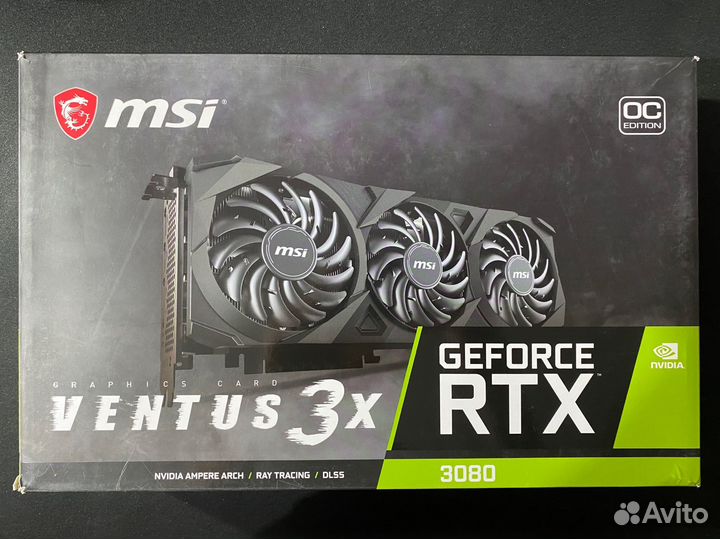 MSI RTX 3080 Ventus 3x 10Gb OC