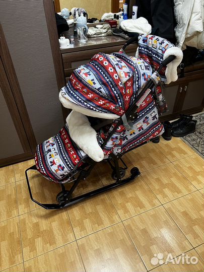 Коляска санки