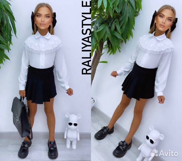 Белая блузка на 6 лет