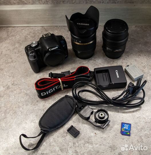 Canon 500D + 2 объектива + рюкзак