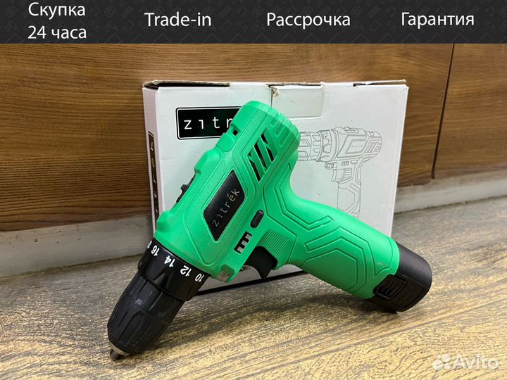 Аккумуляторная дрель-шуруповерт Zitrek Green 12