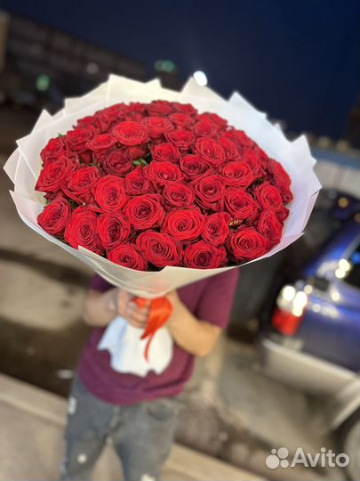 51 роза С доставкой 60 см