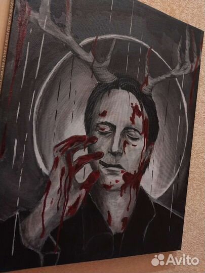 Картина на холсте акрилом