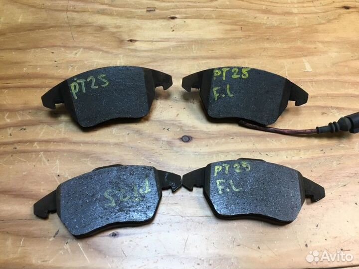 Колодки тормозные перед. volkswagen jetta