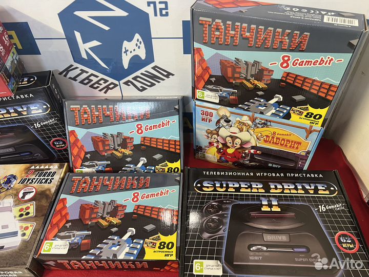 Приставки Dendy Sega 16 Bit 8 Bit