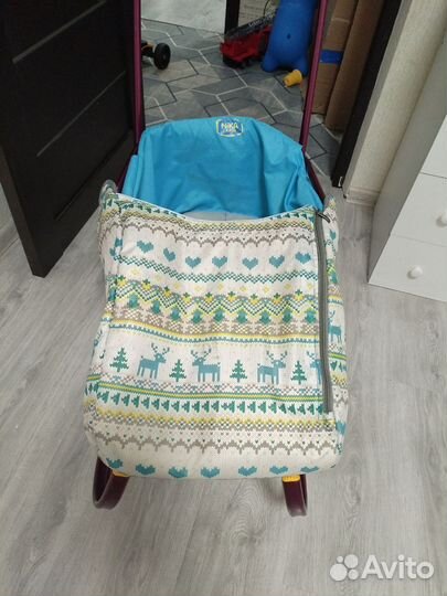 Детские санки на колесах бу