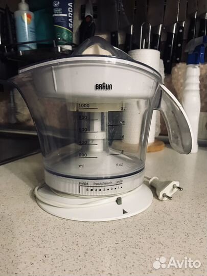 Электрическая соковыжималка для цитрусовых Braun