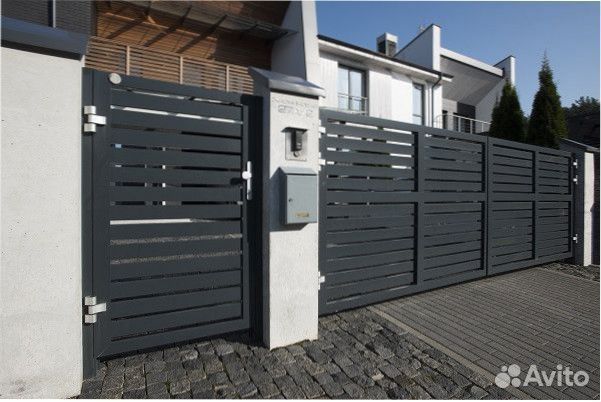 Ворота распашные Alutech