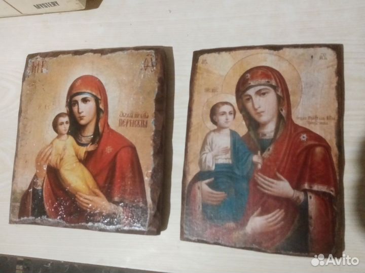 Иконы Божией Матери «Пермская» и «Троеручица»