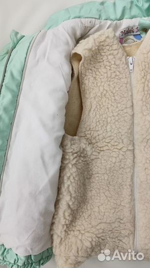 Пуховик для девочки 98
