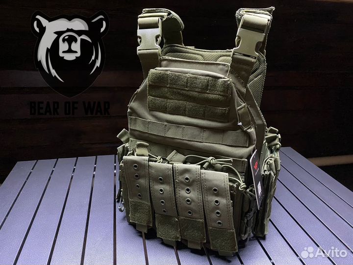 Плитник с подсумками (олива и песочный)