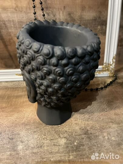 Кашпо органайзер из гипса н21см