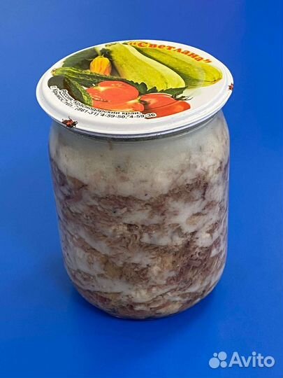 Тушенка свинина домашняя