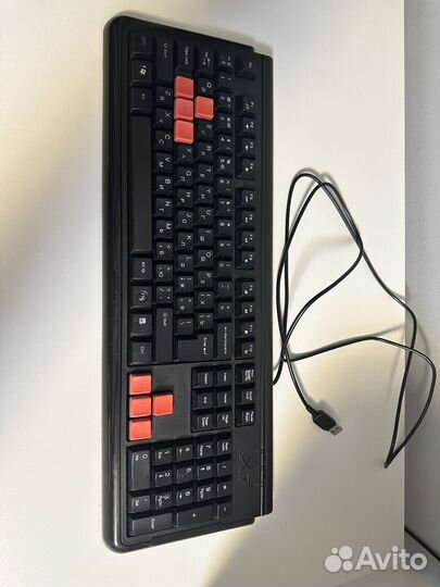 Игровая клавиатура A4Tech X7-G300 Black USB