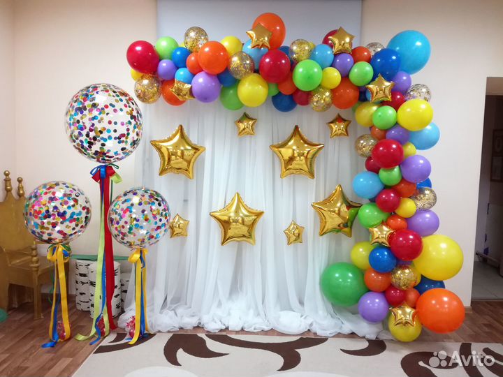 Воздушные шары для детского сада. Оформление