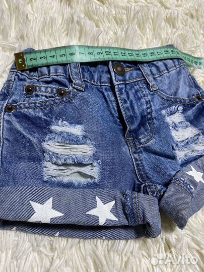 Джинсовые шорты для девочки 92 размер