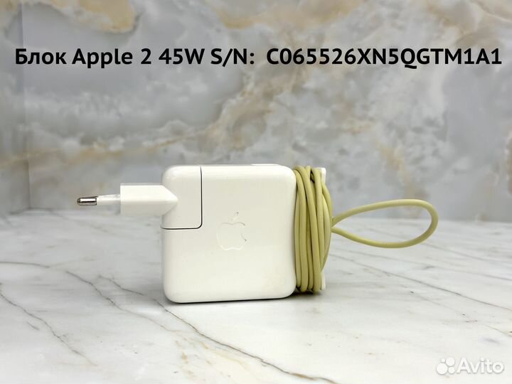 Оригинальный блок MagSafe 2 45W (C065526XN5qgtm1A)