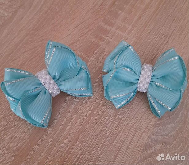 Бантики для волос ручной работы