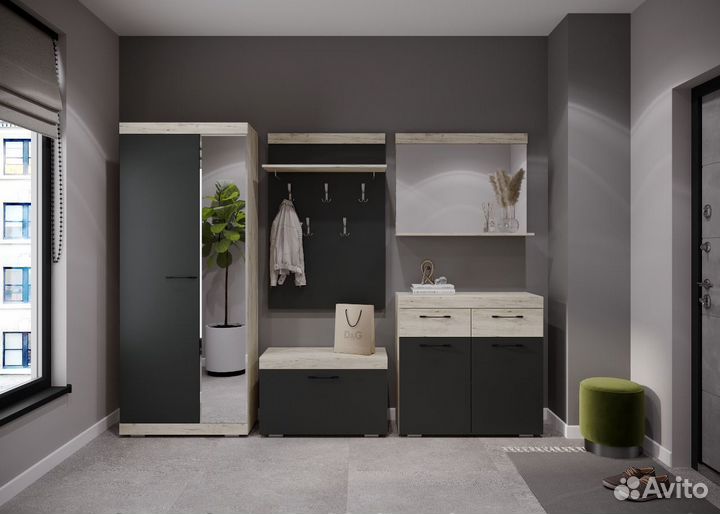 Тумба с зеркалом современная