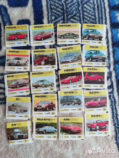 Этикетки от жвачек