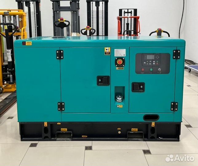Дизельный генератор 200 кВт в кожухе с авр