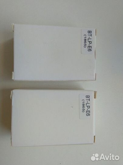 Новые аккумуляторы Canon LP-E6