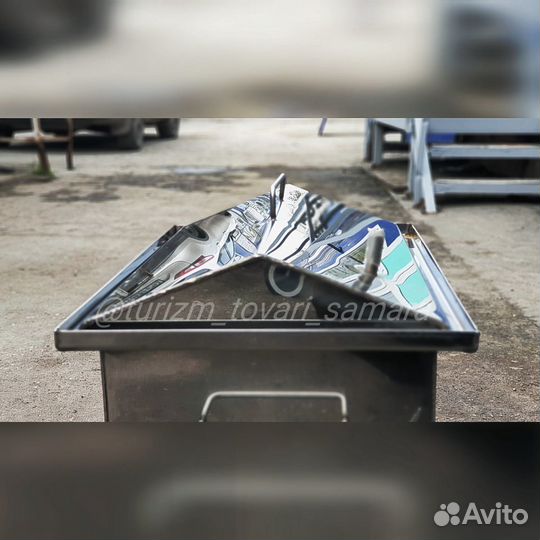 Коптильня с гидрозатвором 2мм