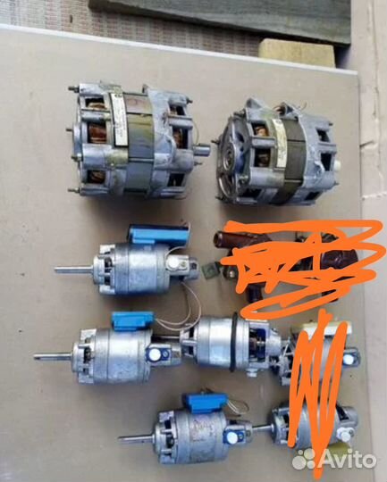 Электродвигатель на стиралку Сибирь и Малютка