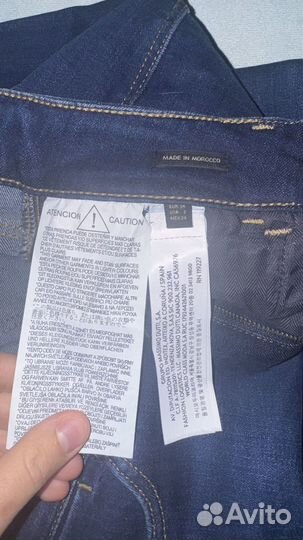 Джинсы massimo dutti 34 новые слим