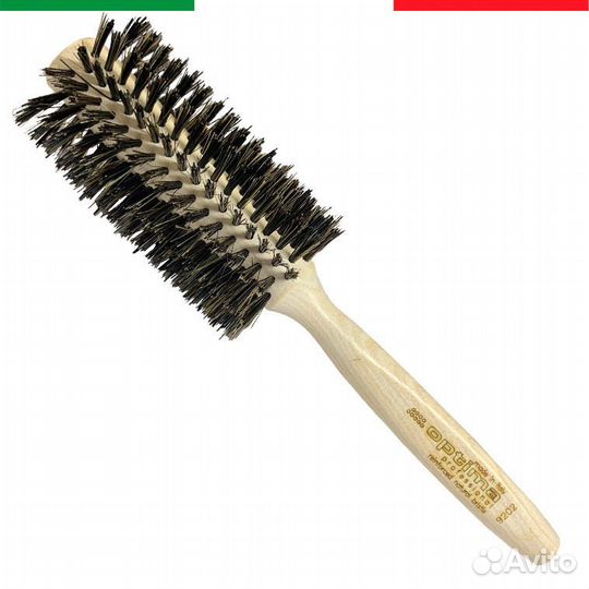 Брашинг деревянный с натуральной щетиной 55 мм