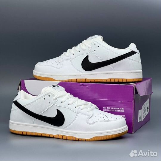 Nike Dunk SB White кроссовки