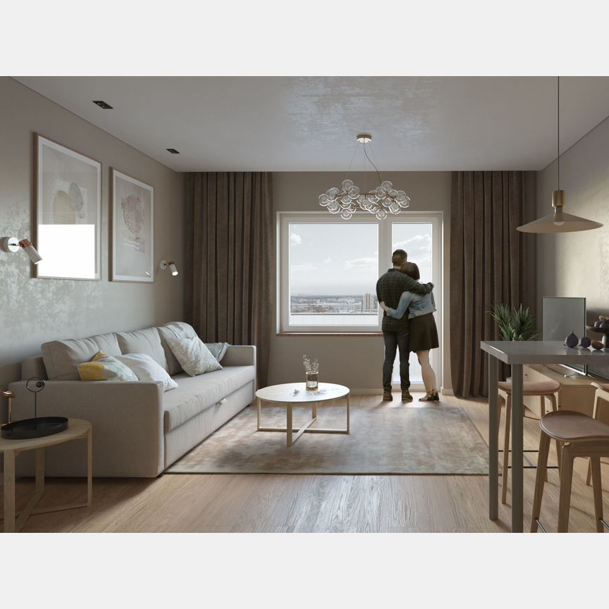 1-к. квартира, 46,4 м², 4/16 эт.