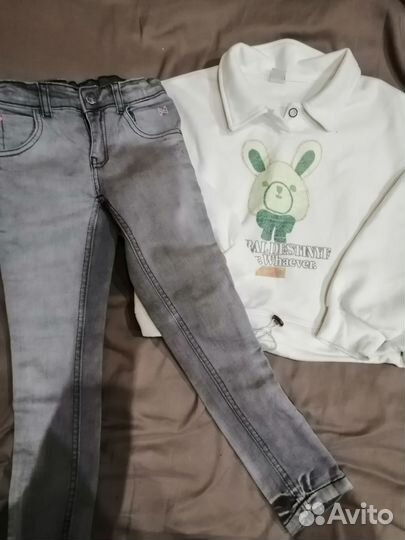 Пакетом вещи на девочку 104