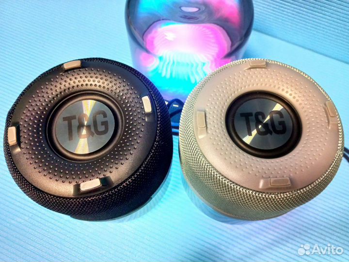 Блютуз колонка неоновая подсветка T&G