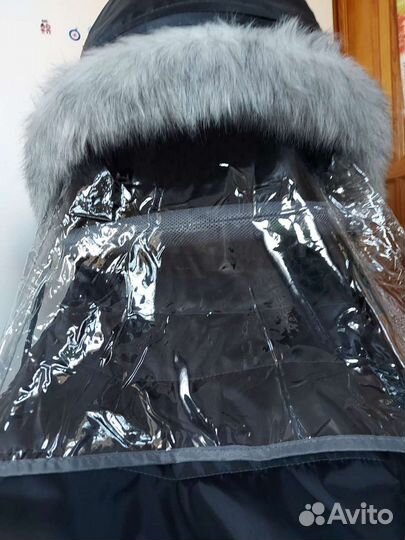 Санки коляска Ника 7-5Sк Графитовые